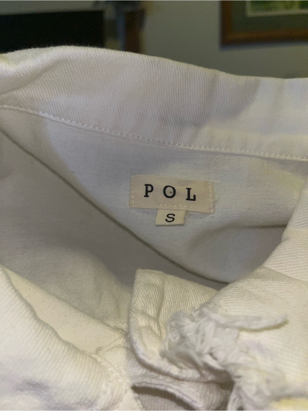 POL Distressed Denim Jacket – Size Small (NWOT) - Picture 5 of 7